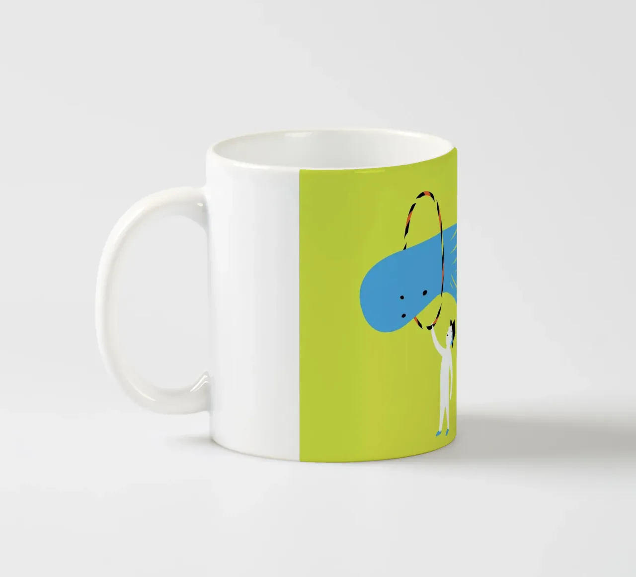 Jump tazza in ceramica da Monika Aichele