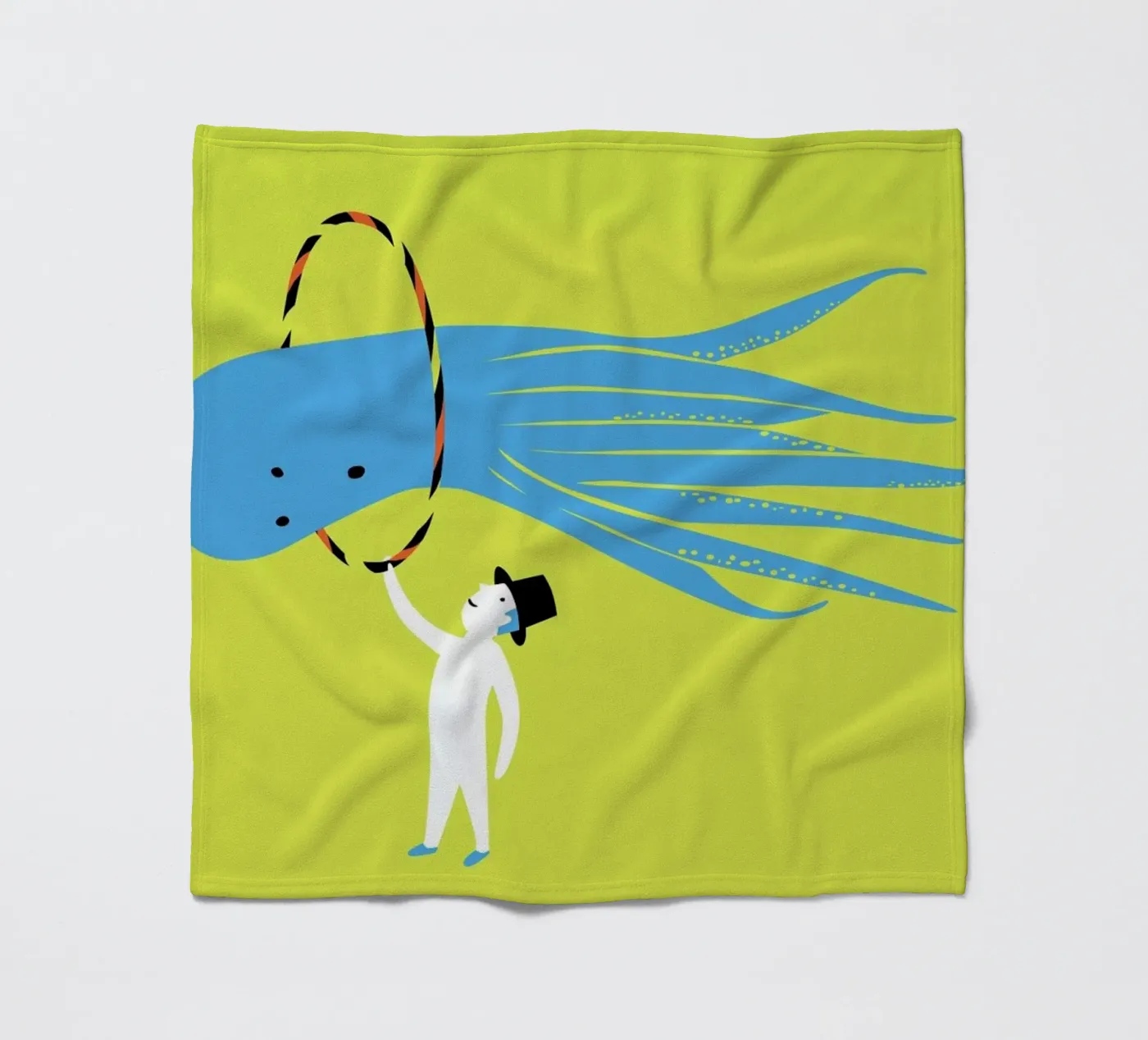 Jump fleece blanket by Monika Aichele