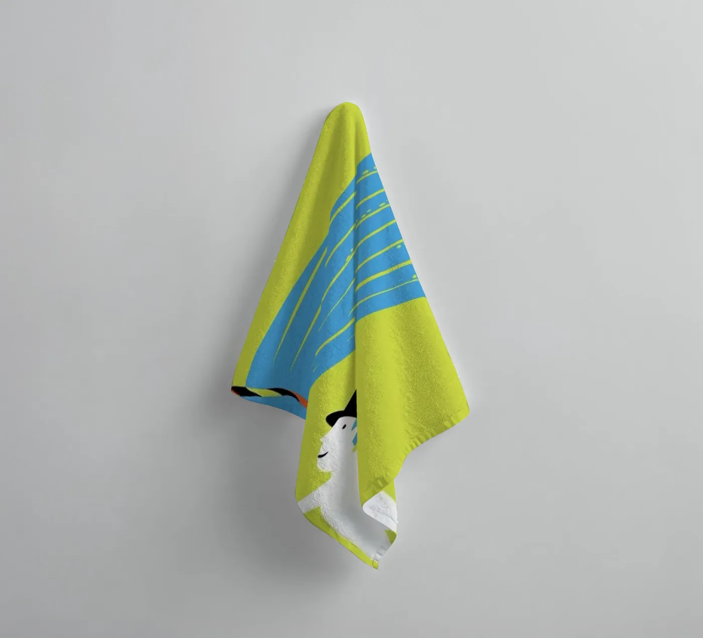 Jump badhanddoek van Monika Aichele