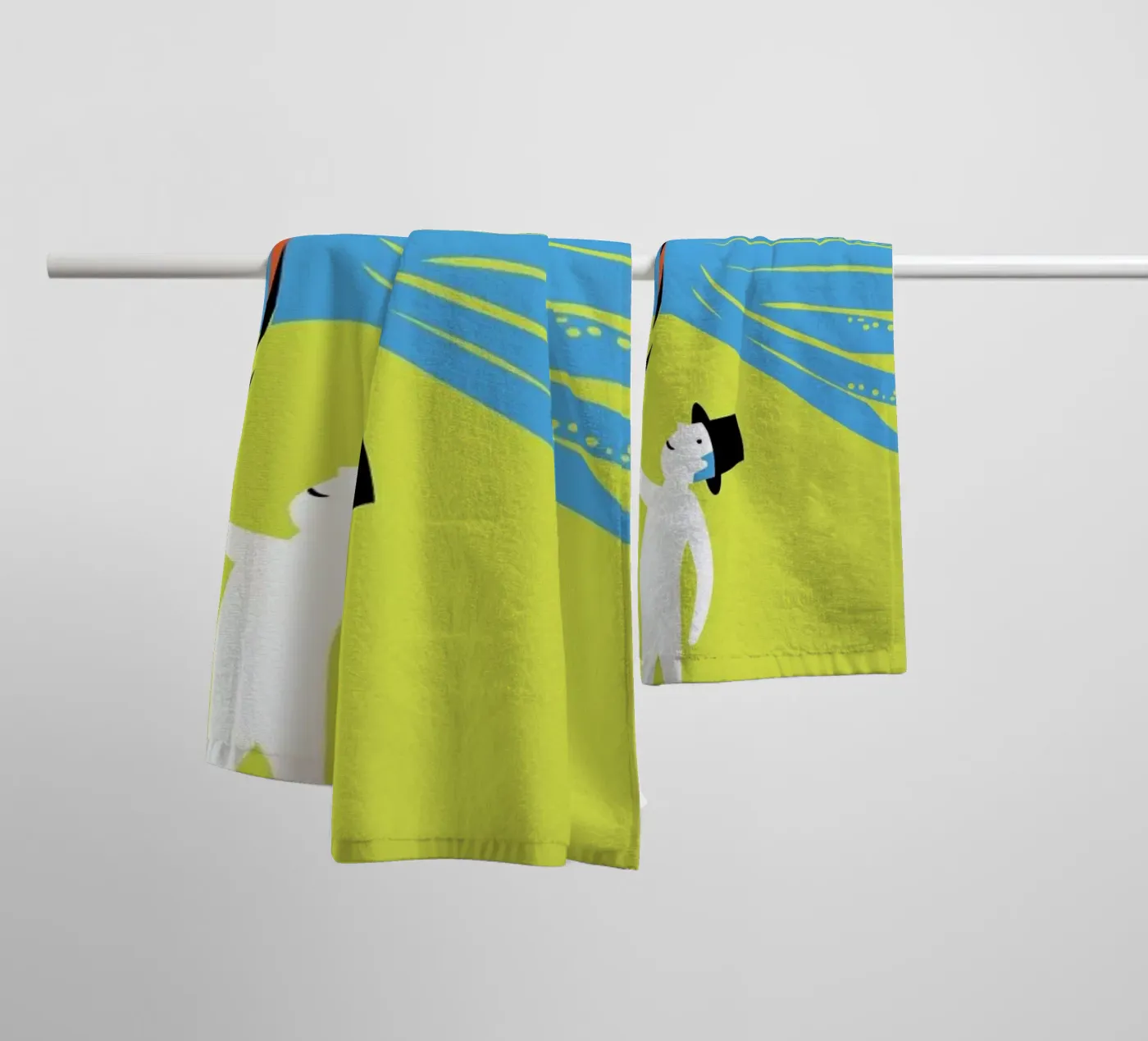 Jump badhanddoek van Monika Aichele