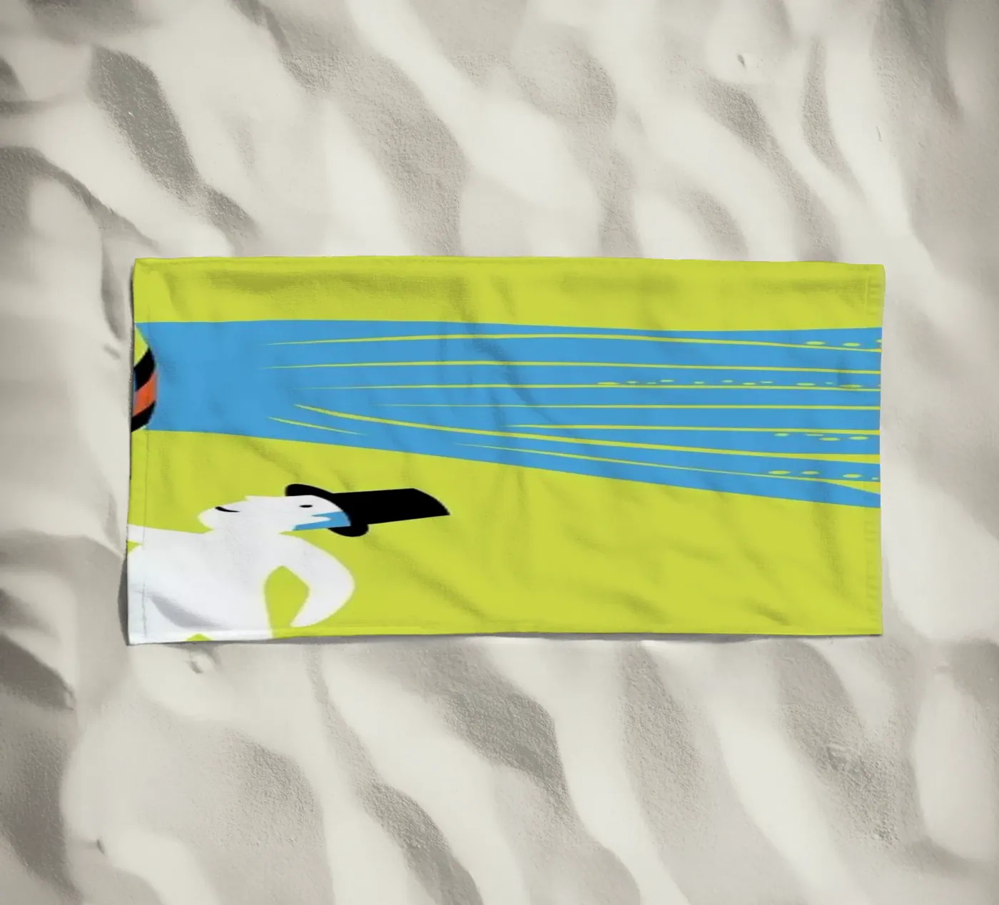 Jump strandhanddoek van Monika Aichele