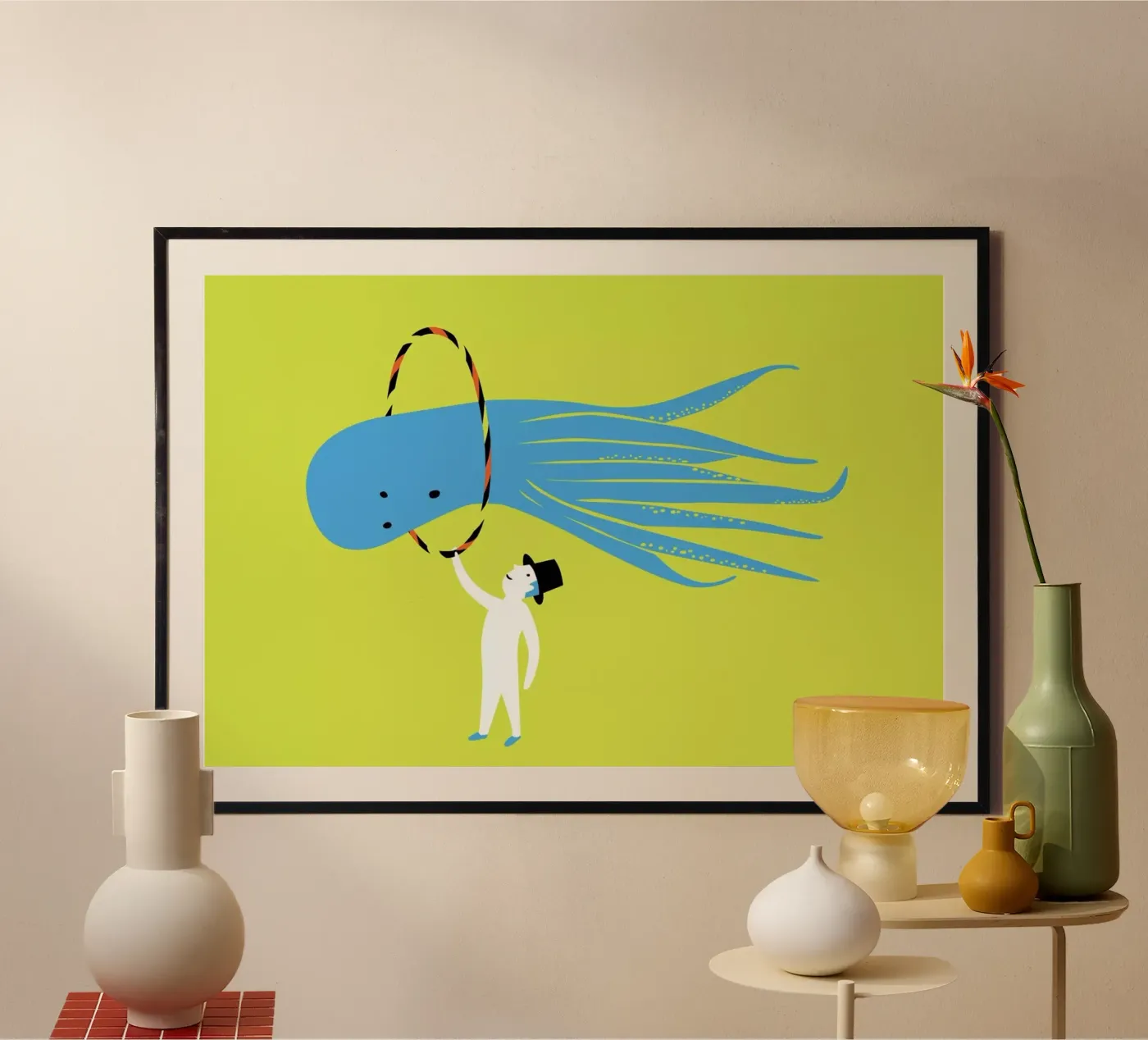 Jump poster van Monika Aichele