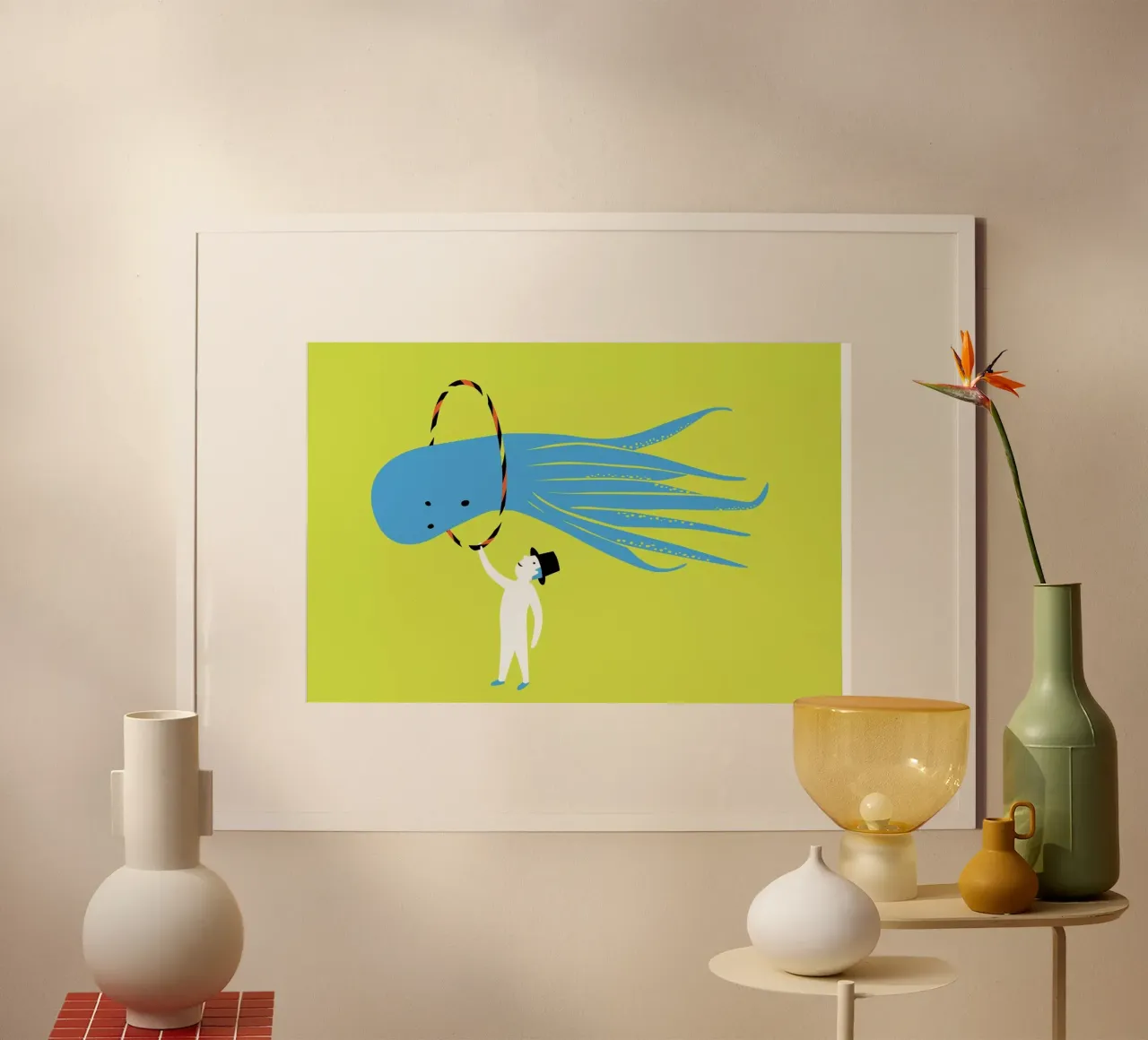 Jump poster van Monika Aichele