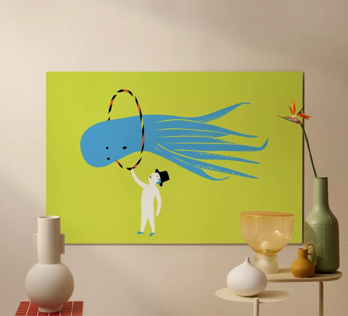 Jump poster van Monika Aichele