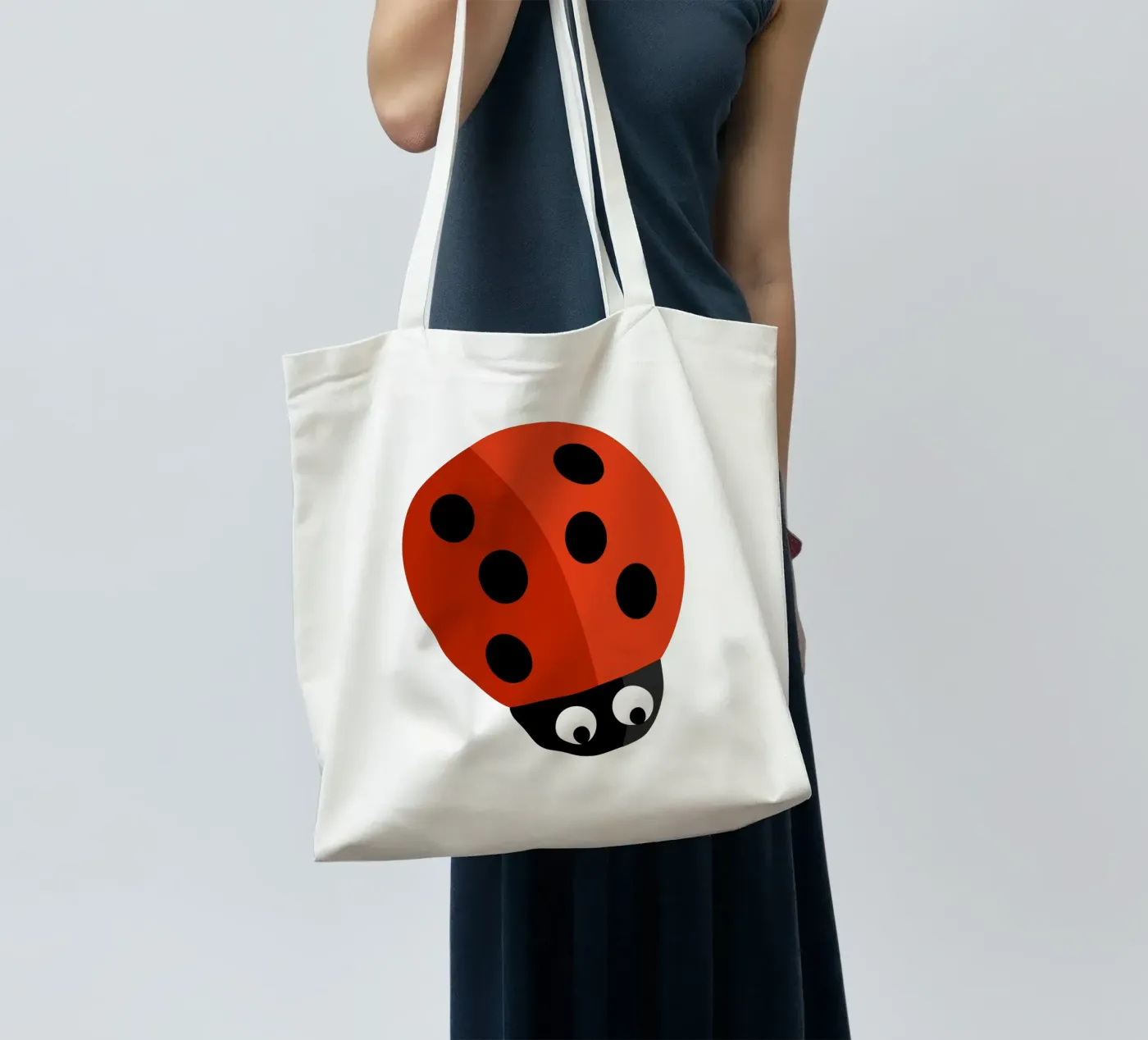Ladybug tote bag by C.WILL