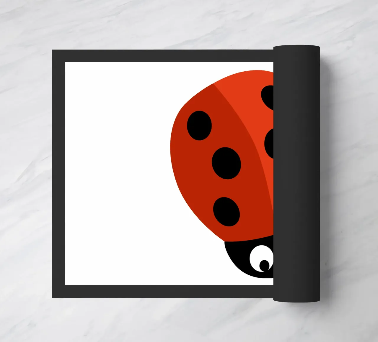 Ladybug doormat by C.WILL