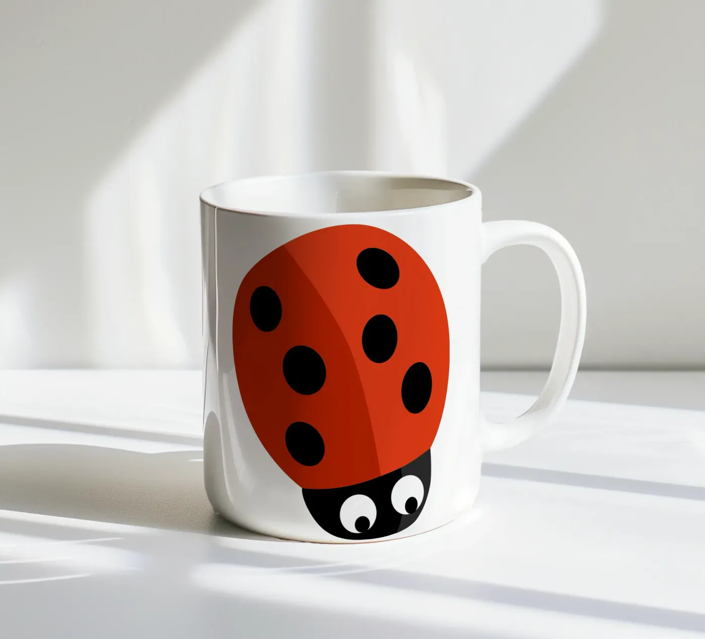 Ladybug ceramic mug by C.WILL