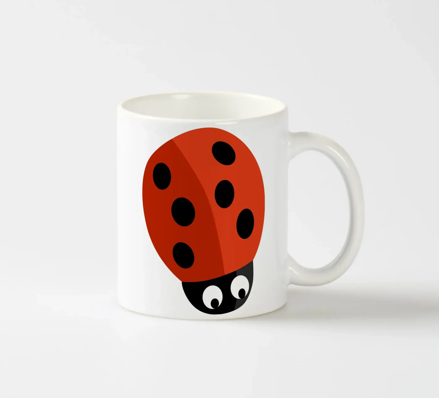Ladybug ceramic mug by C.WILL