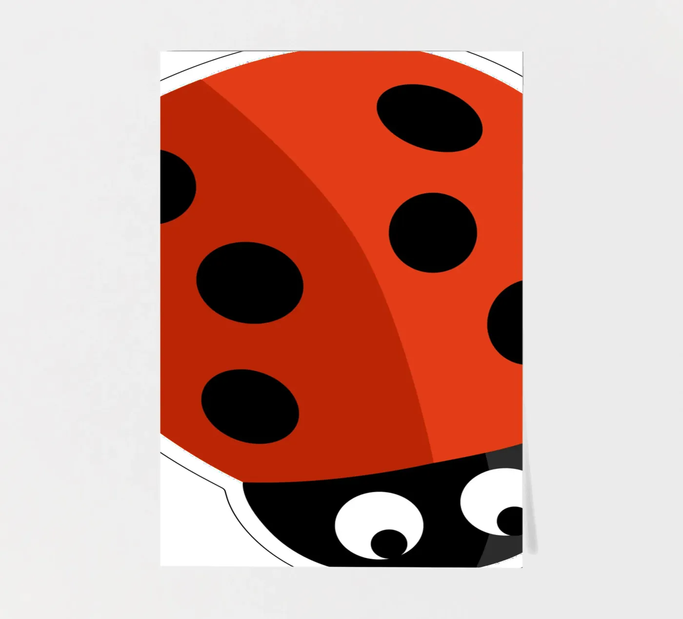 Lieveheersbeestje stickervel van C.WILL