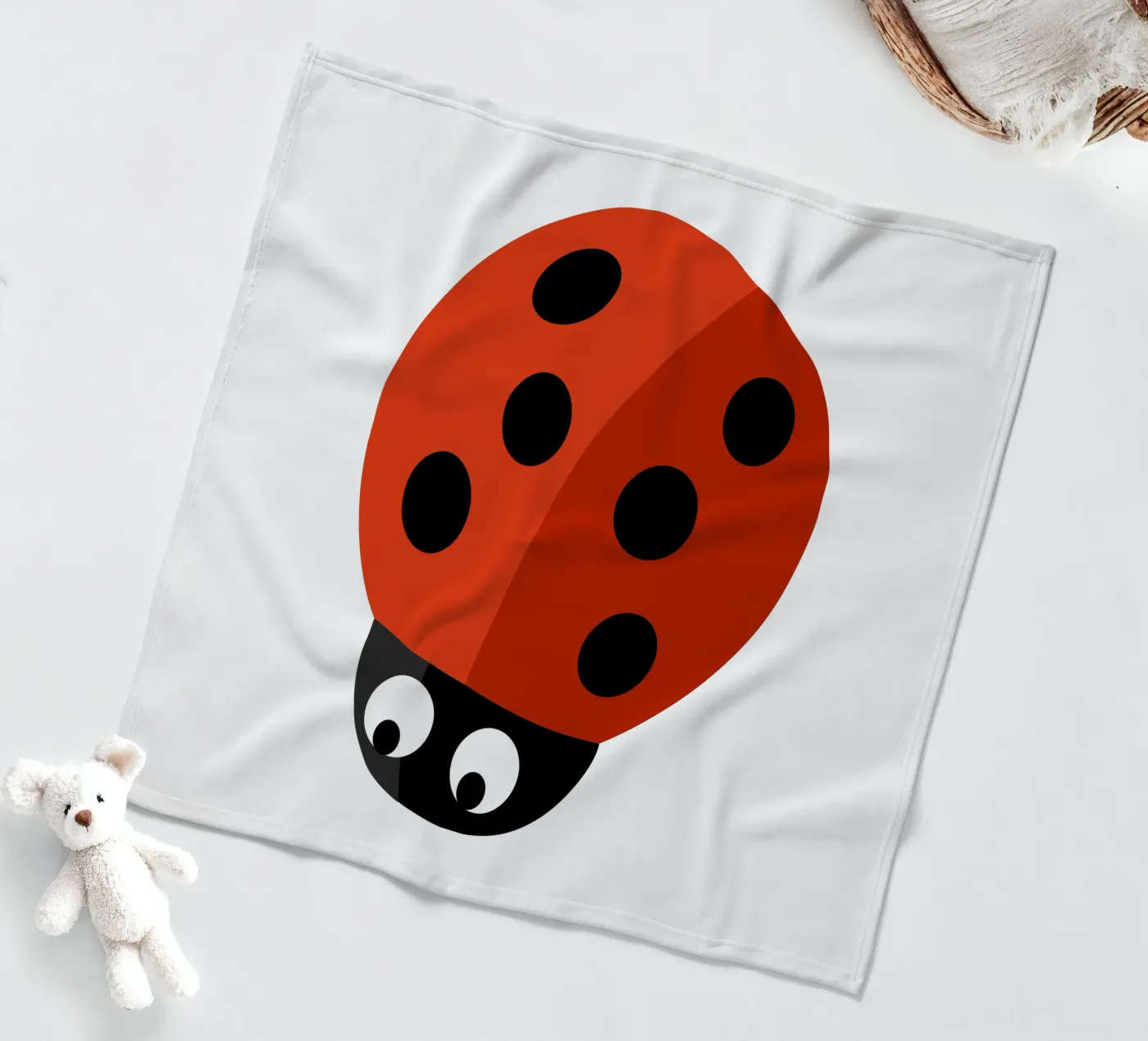 Coccinelle plaid polaire de C.WILL