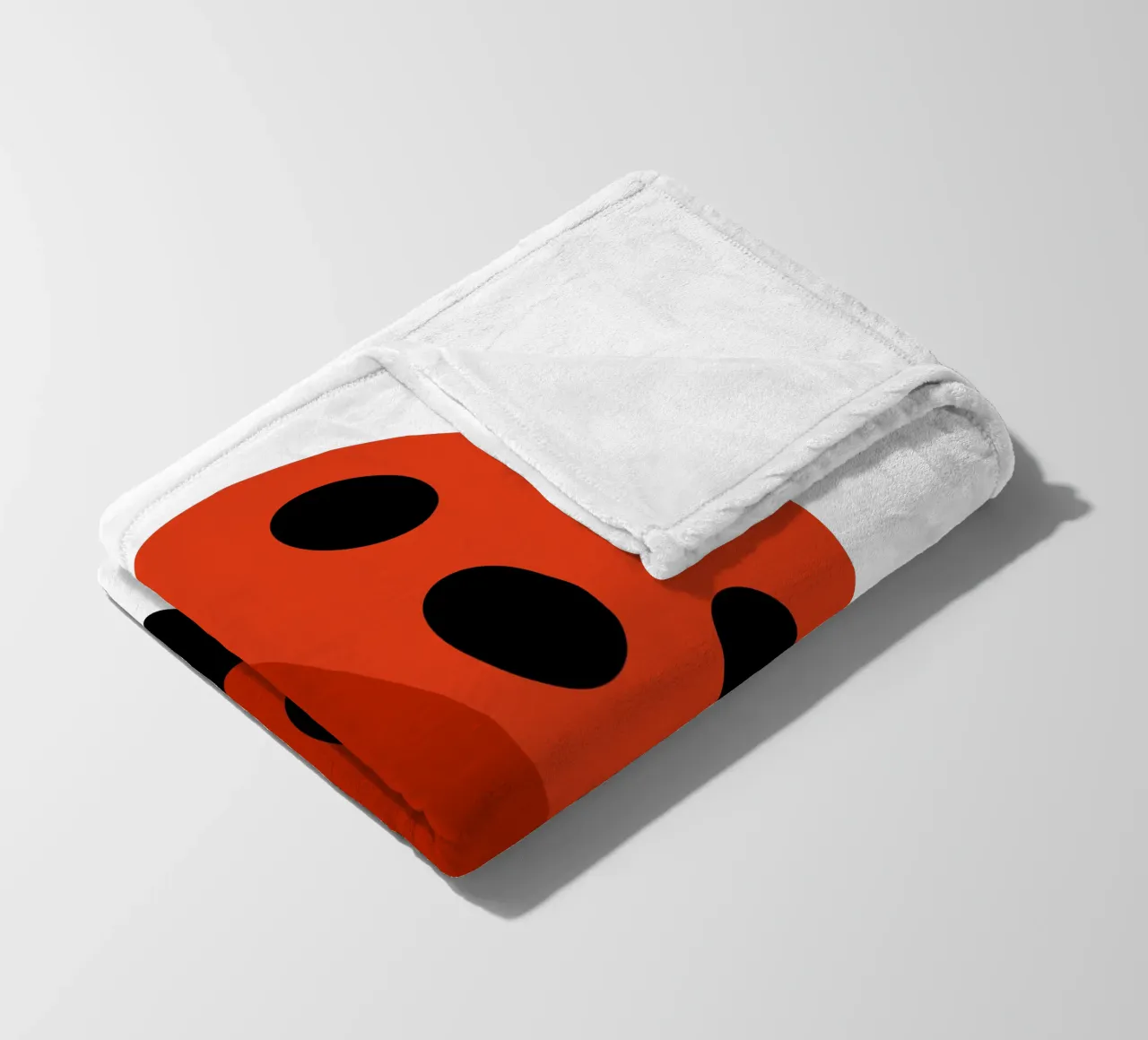 Ladybug fleece blanket by C.WILL