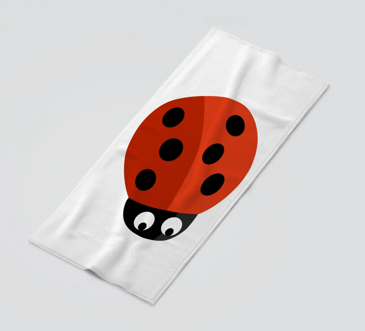 Lieveheersbeestje strandhanddoek van C.WILL