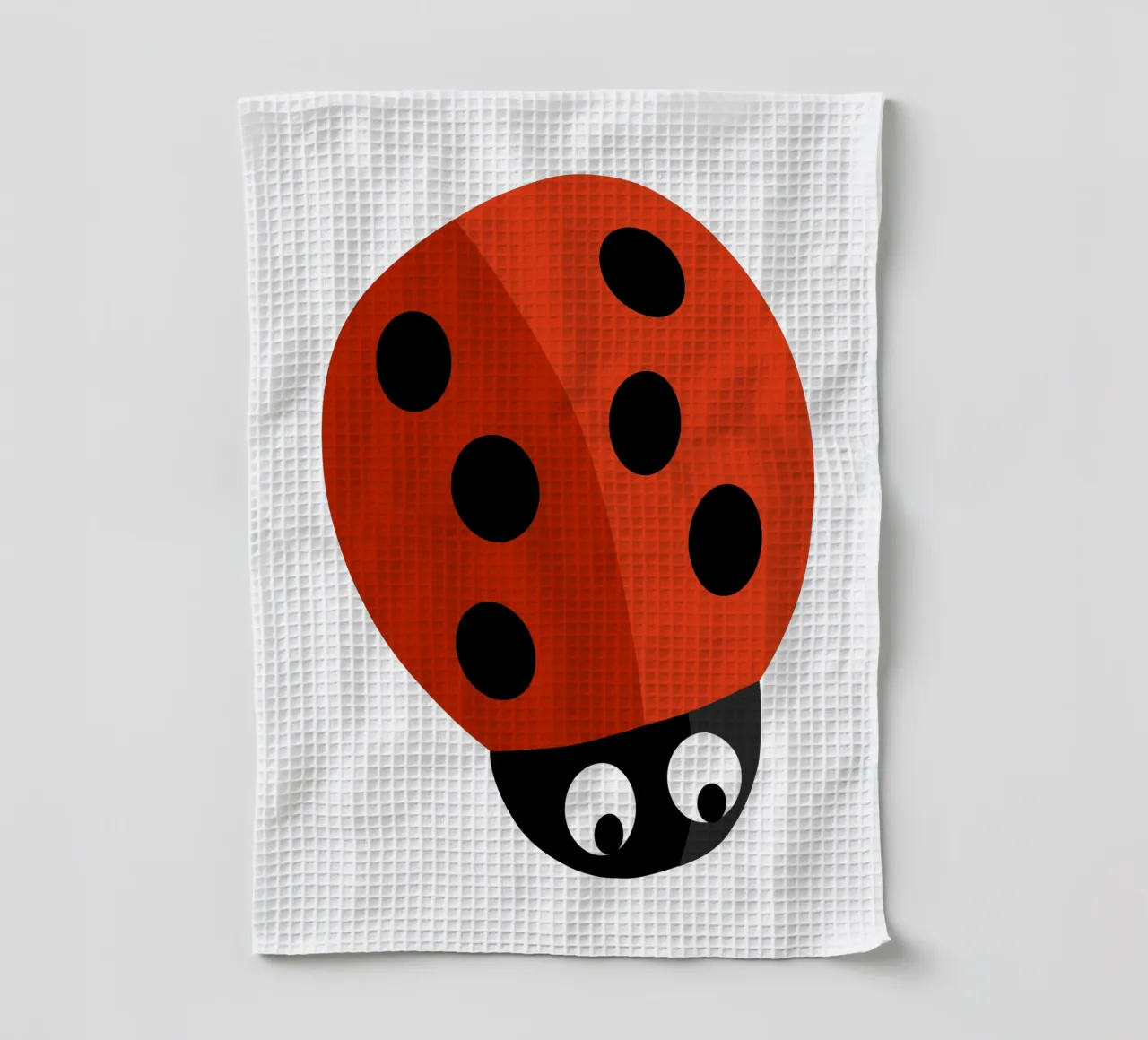 Coccinelle torchon de C.WILL