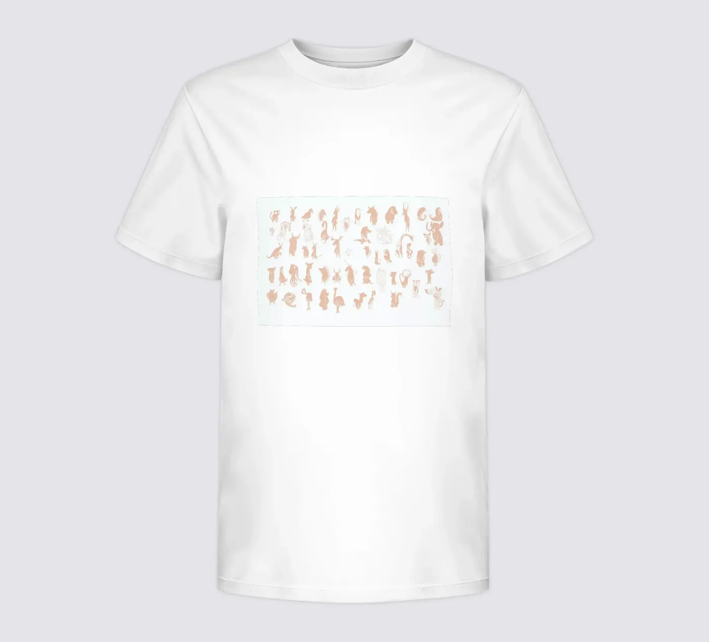 Naked t-shirt bambini da Monika Aichele