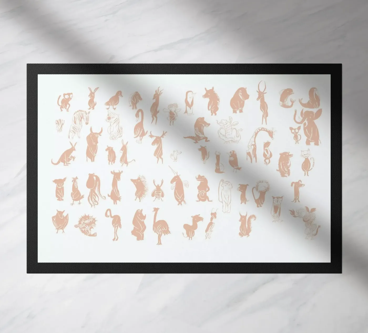 Naked deurmat van Monika Aichele