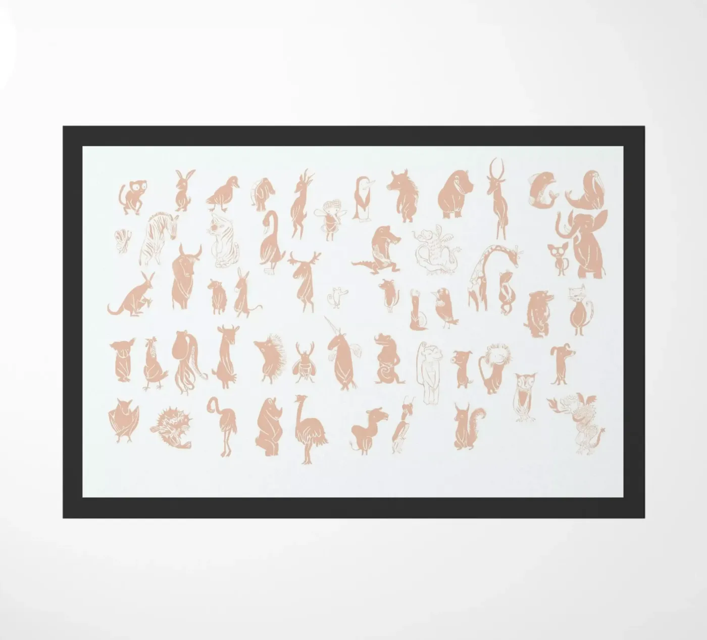 Naked deurmat van Monika Aichele
