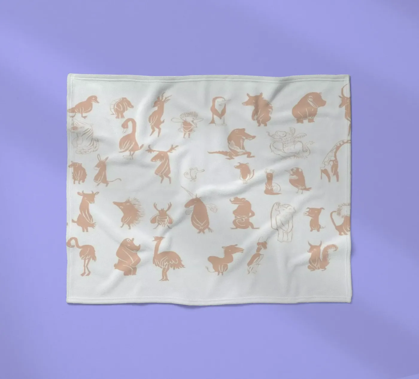 Naked Fleecedecke von Monika Aichele