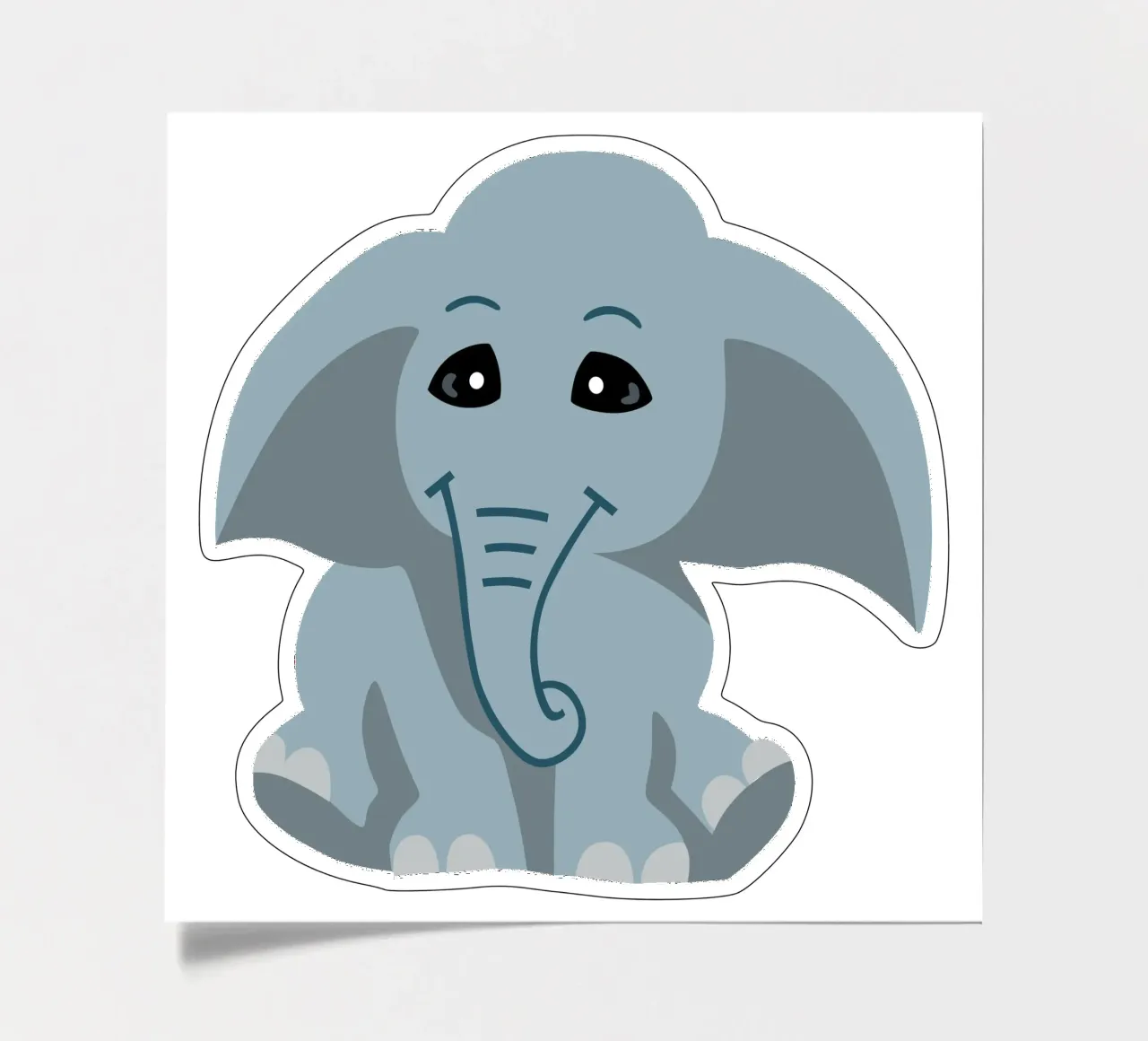 Elephant sticker sheet by C.WILL