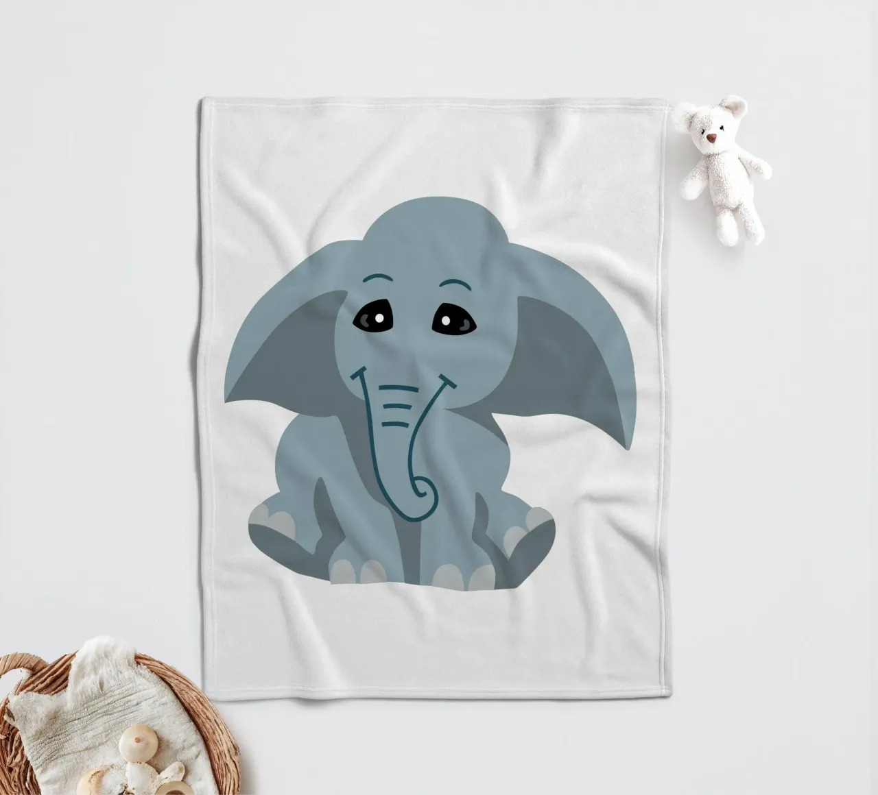 Elefant Fleecedecke von C.WILL