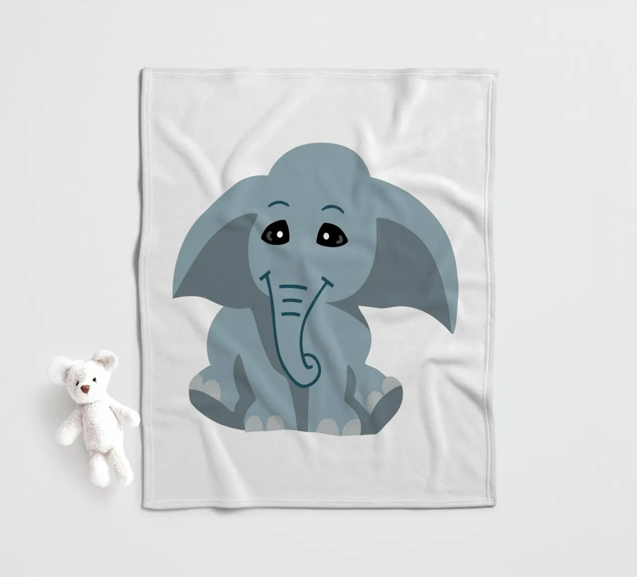 Elefant Fleecedecke von C.WILL