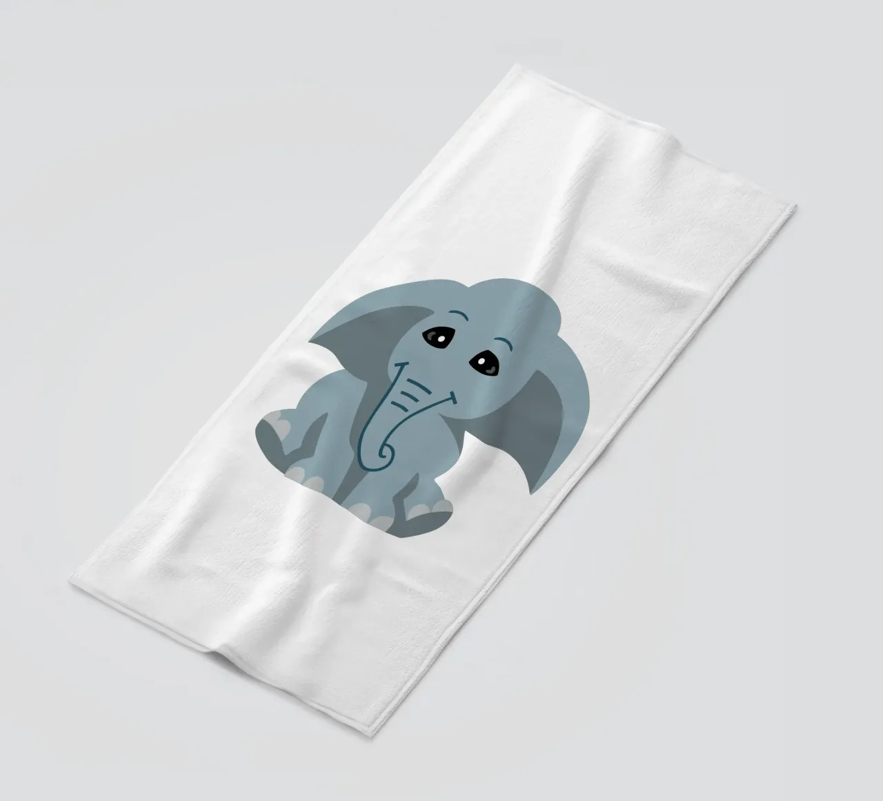 Elephant beach towel by C.WILL
