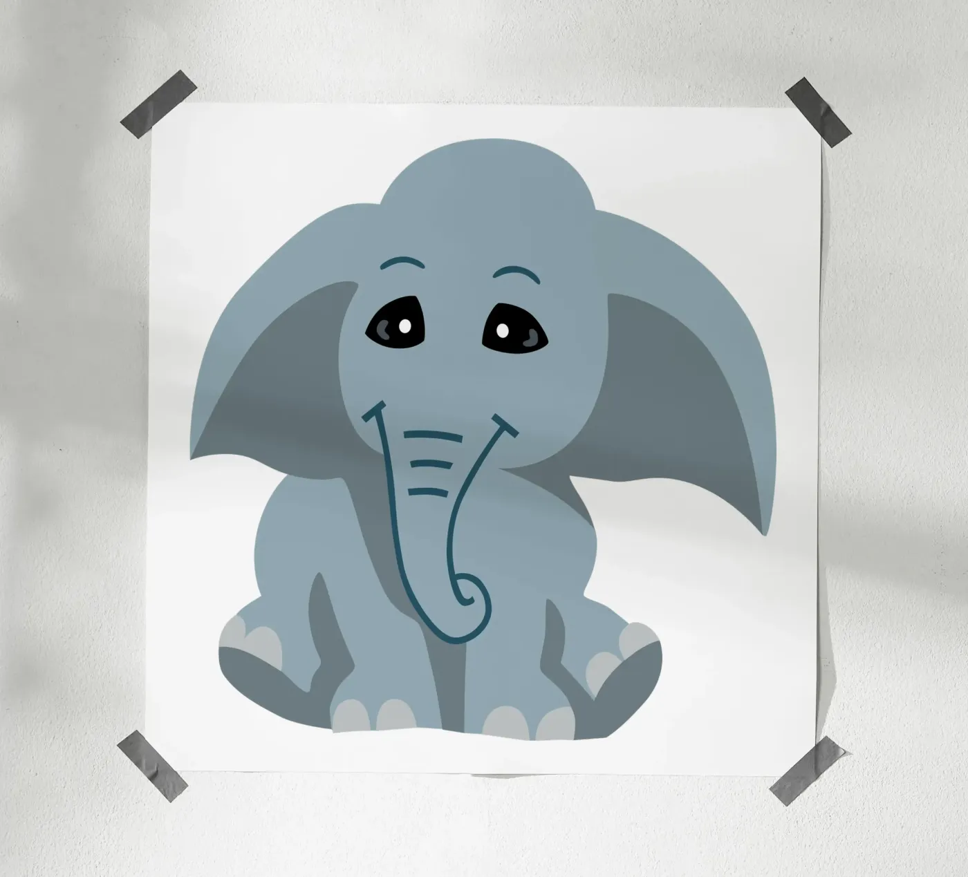 Éléphant poster de C.WILL