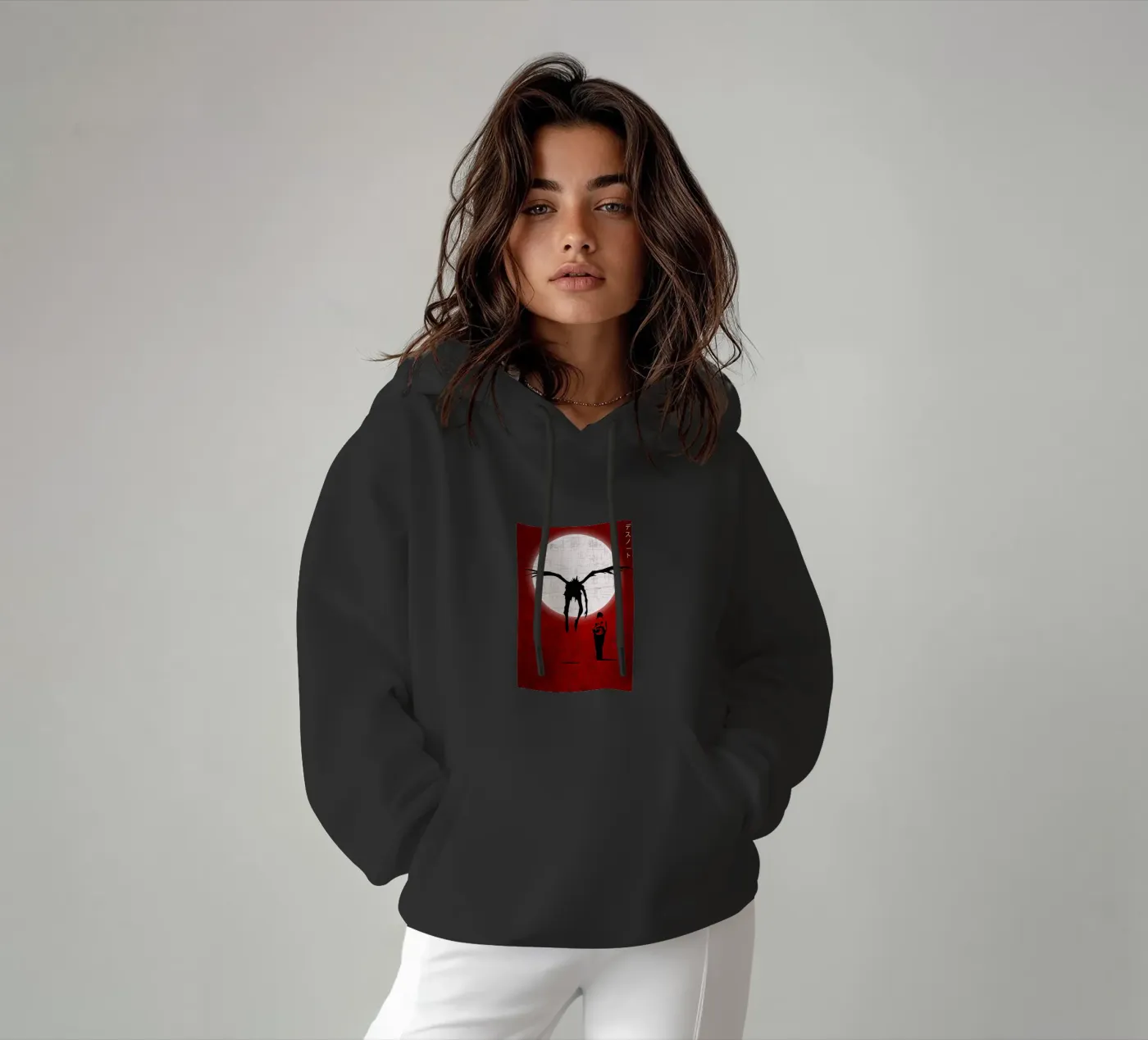 death note felpa con cappuccio da Huong Tran