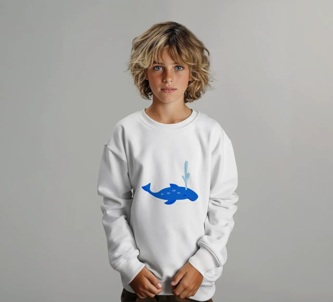 Balena felpa bambino da C.WILL