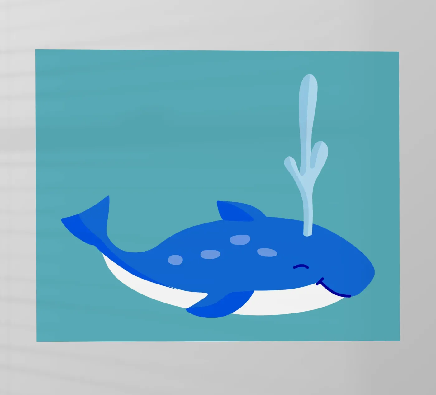 Walvis backlit folie van C.WILL