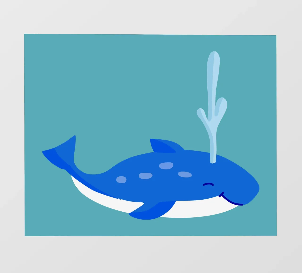 Walvis fotobehang van C.WILL