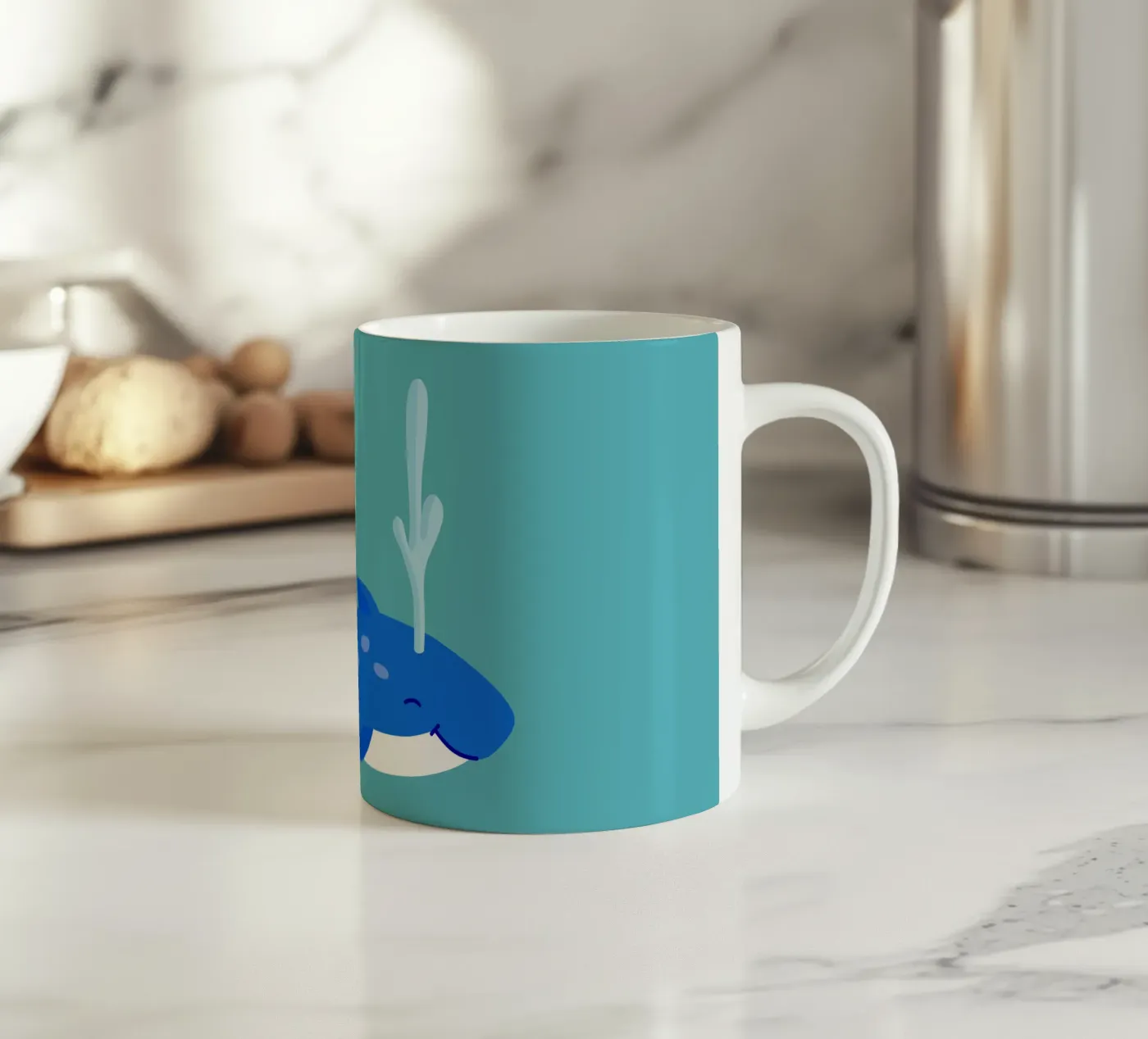 Whale ceramic mug by C.WILL