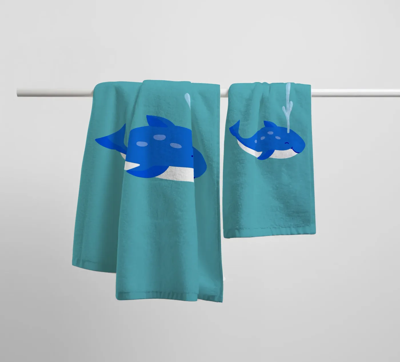 Walvis badhanddoek van C.WILL