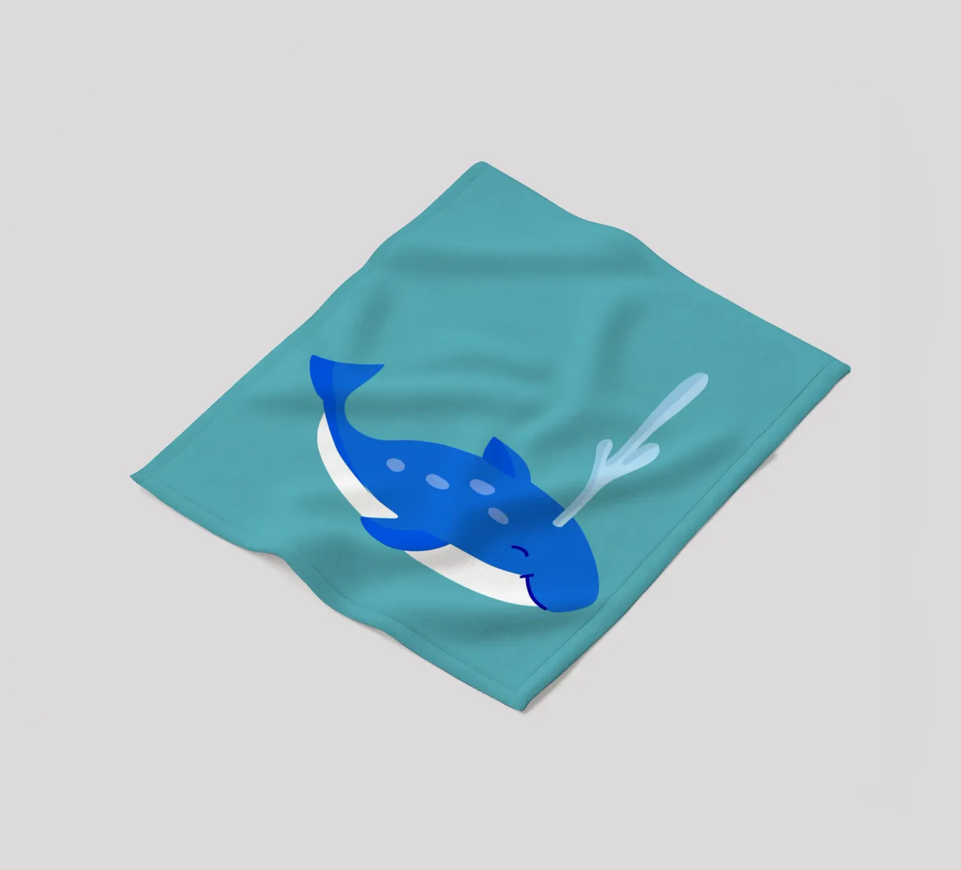 Whale Fleecedecke von C.WILL