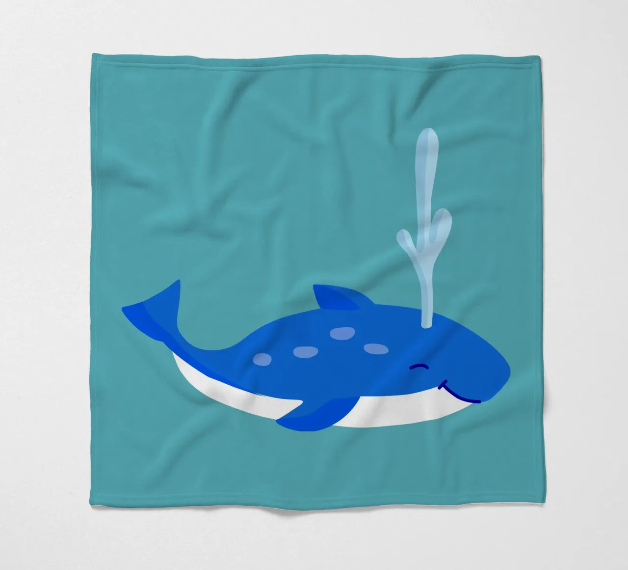 Whale fleecedeken van C.WILL