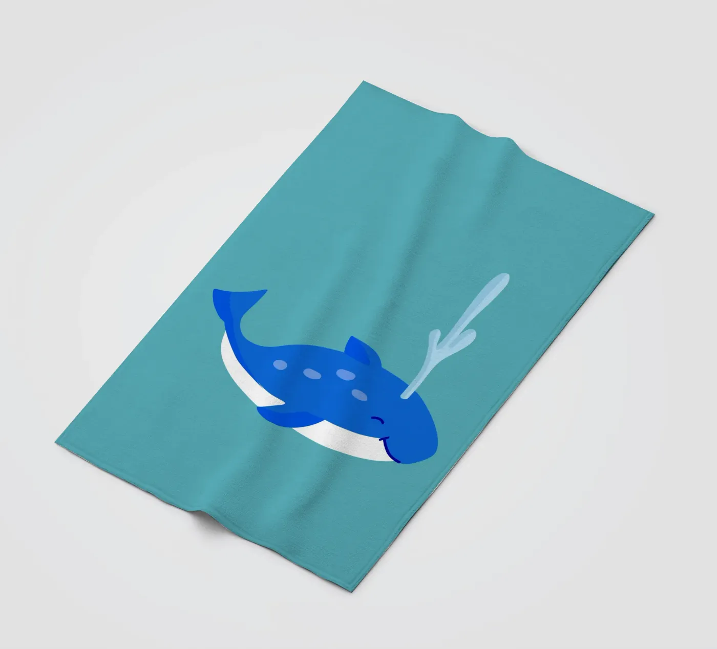 Whale Fleecedecke von C.WILL