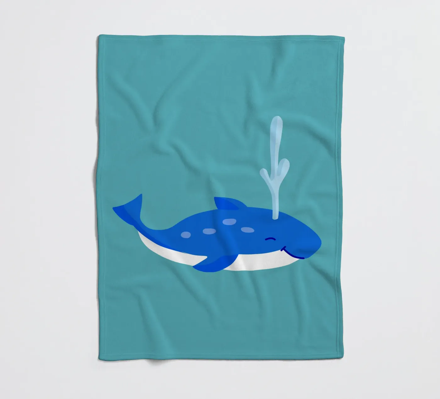 Whale Fleecedecke von C.WILL