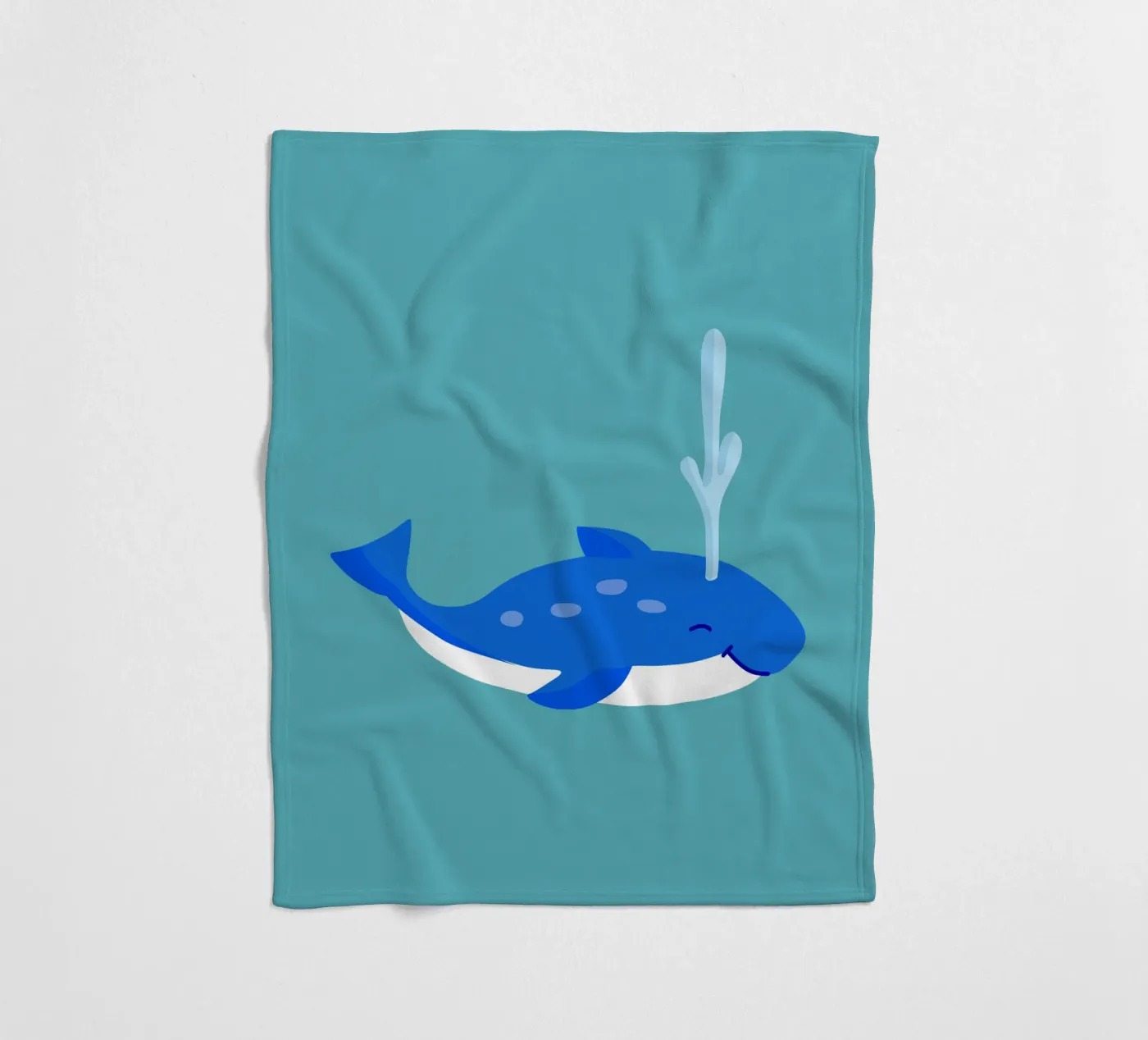 Whale Fleecedecke von C.WILL