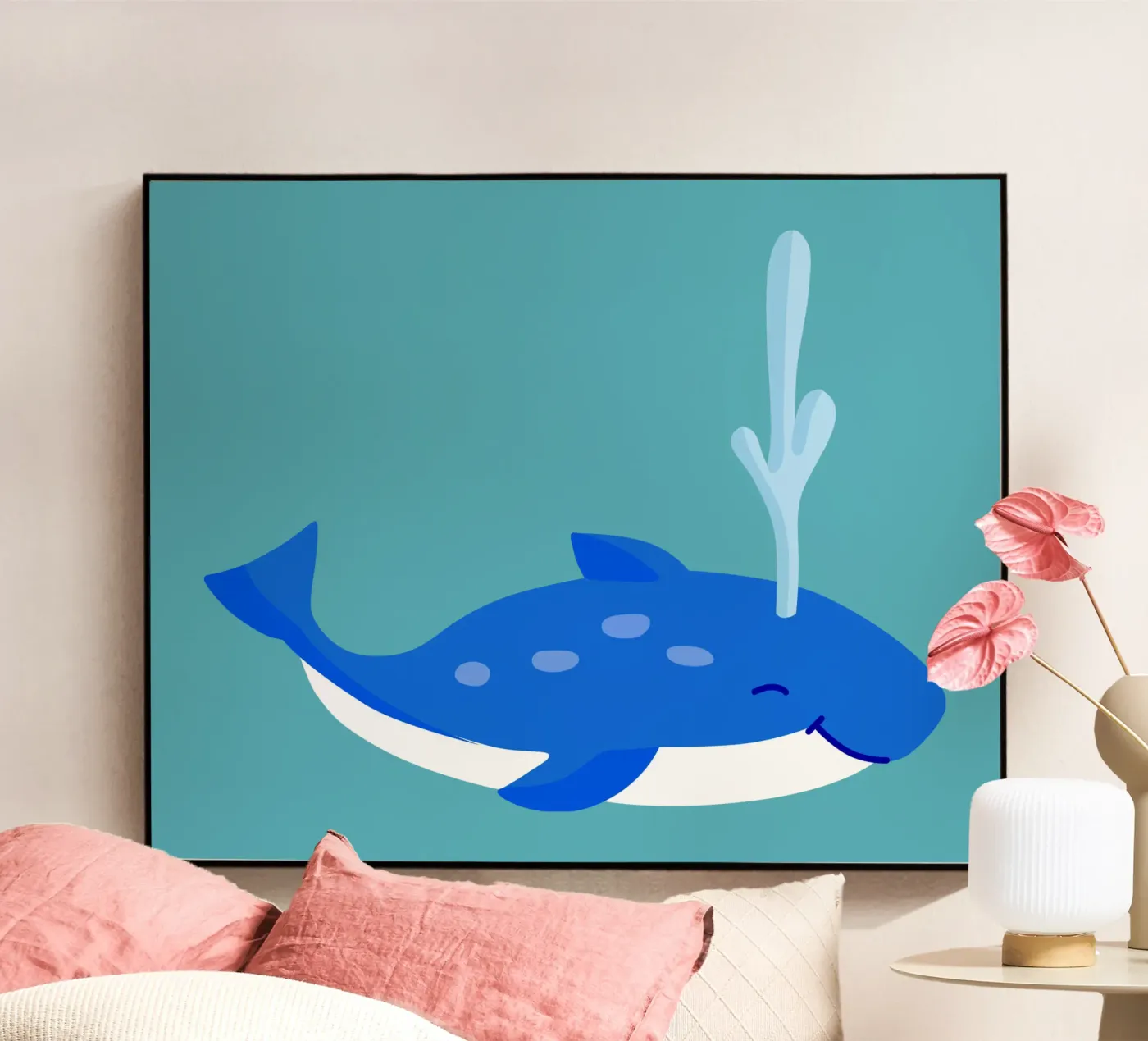 Whale plexiglas de C.WILL