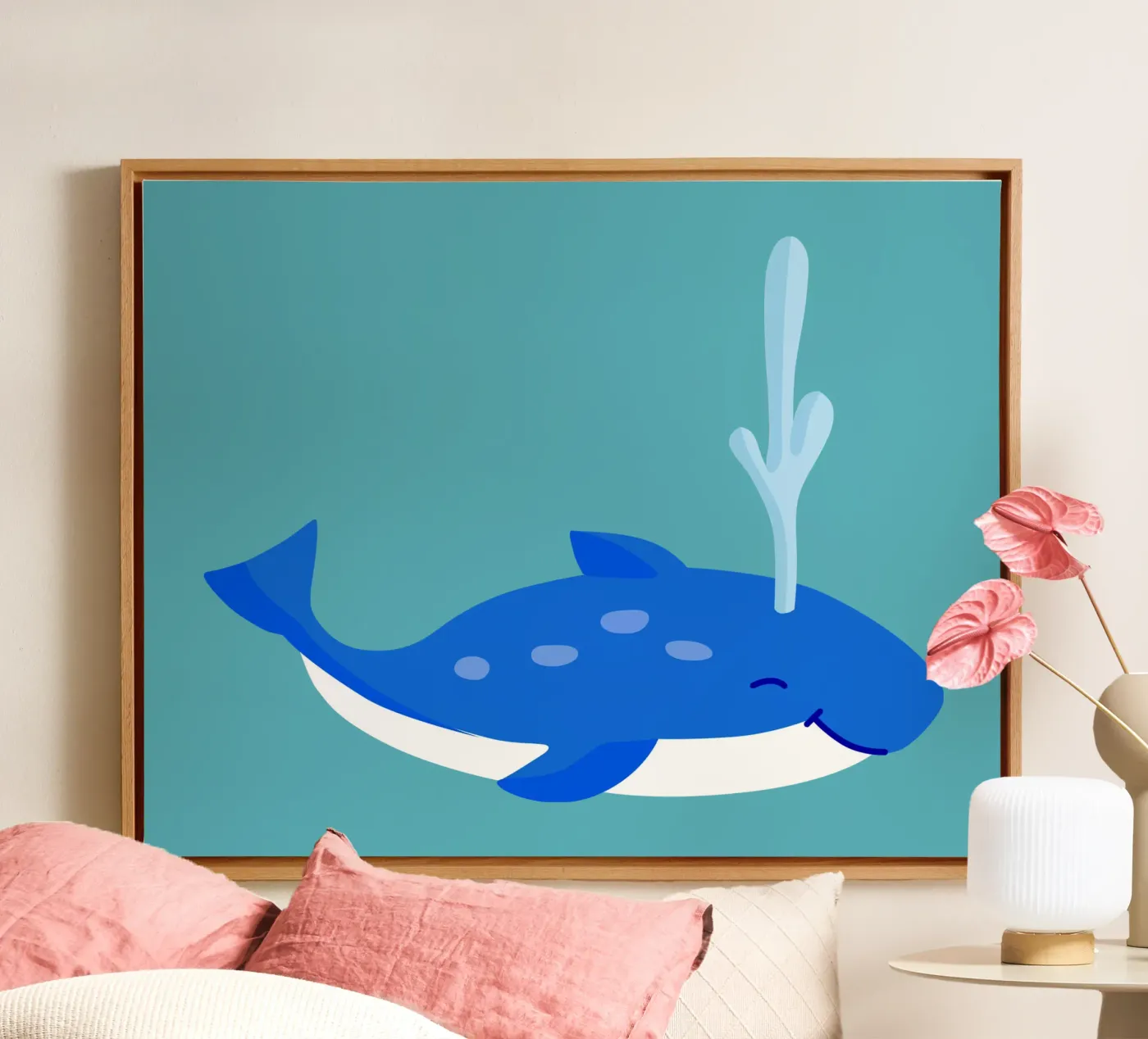 Walvis canvas van C.WILL