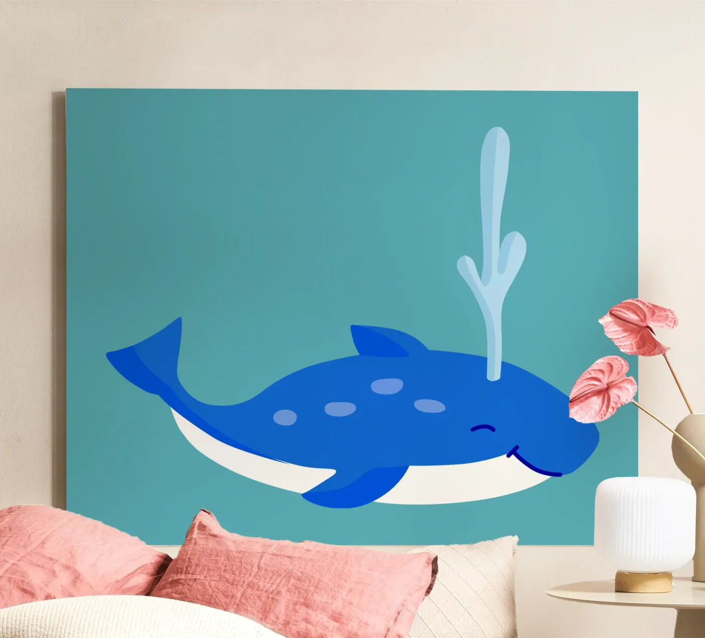 Walvis canvas van C.WILL
