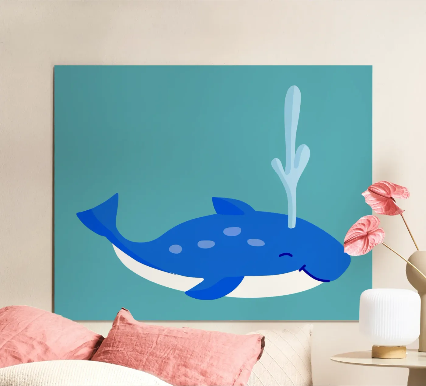Walvis poster van C.WILL