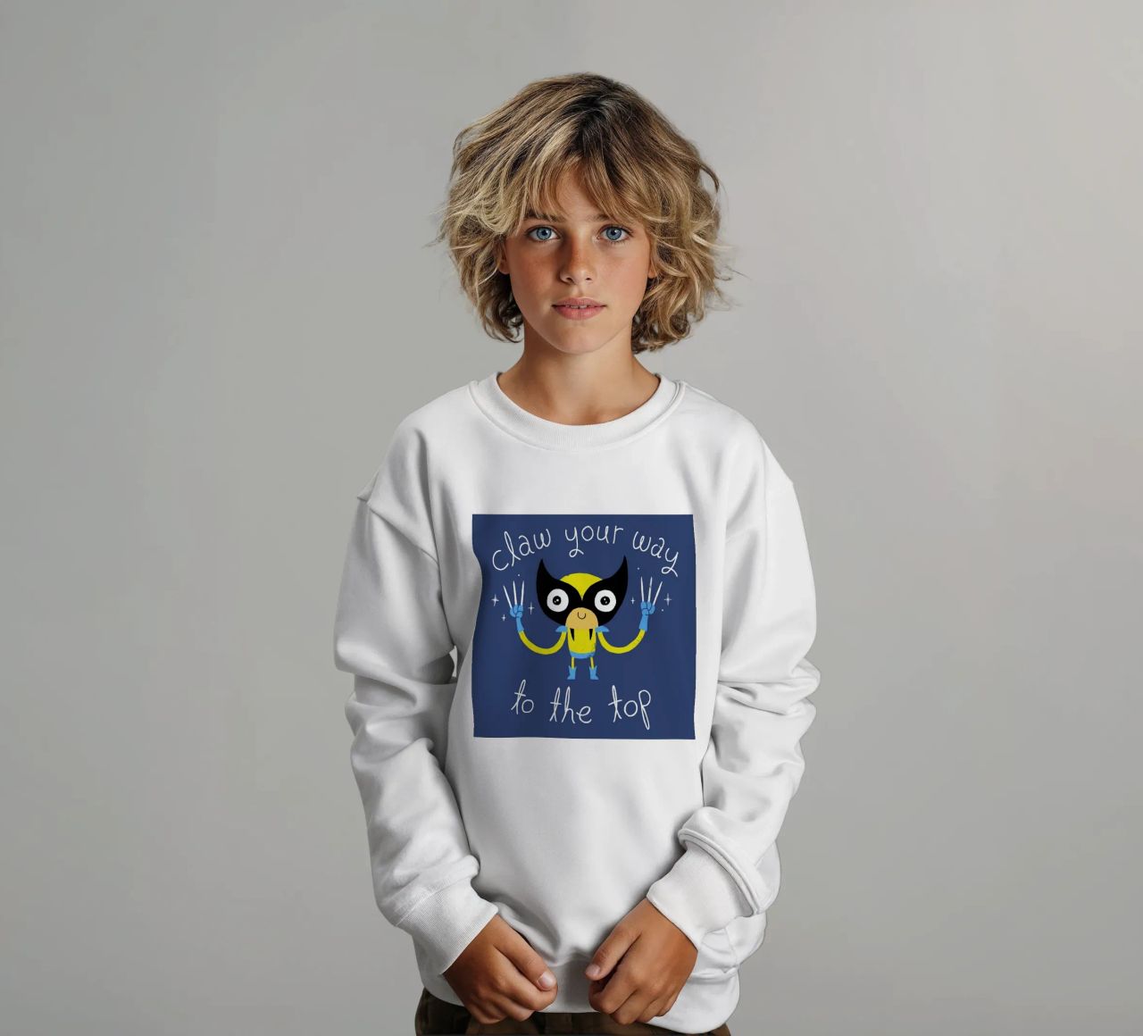 Claw Your Way to the Top sudadera para niño de DinoMike