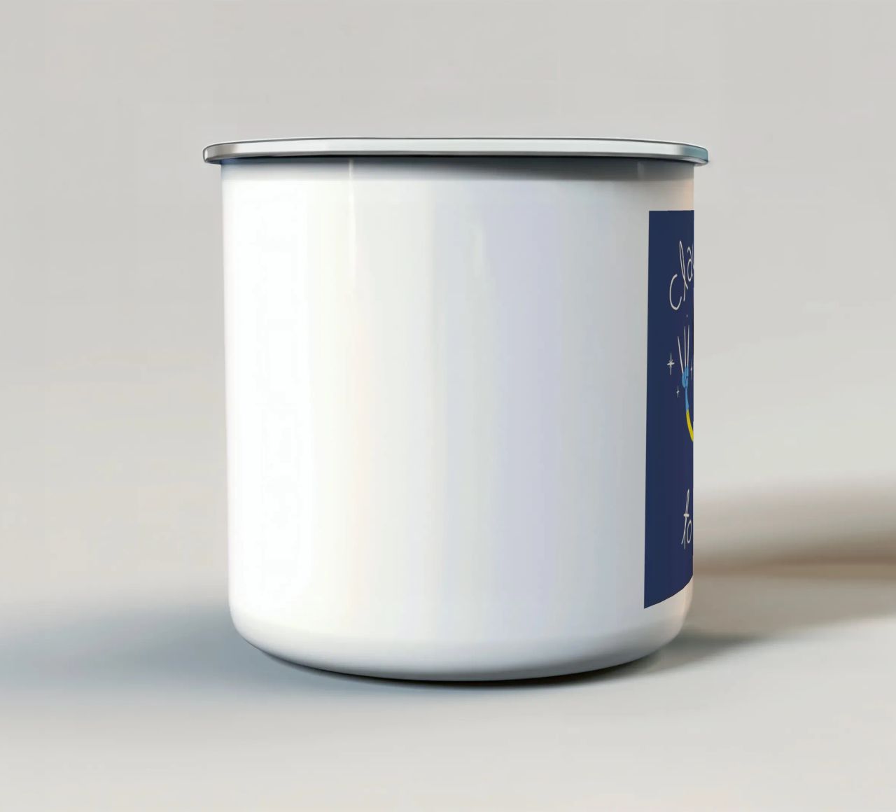 Claw Your Way to the Top enamel mug by DinoMike
