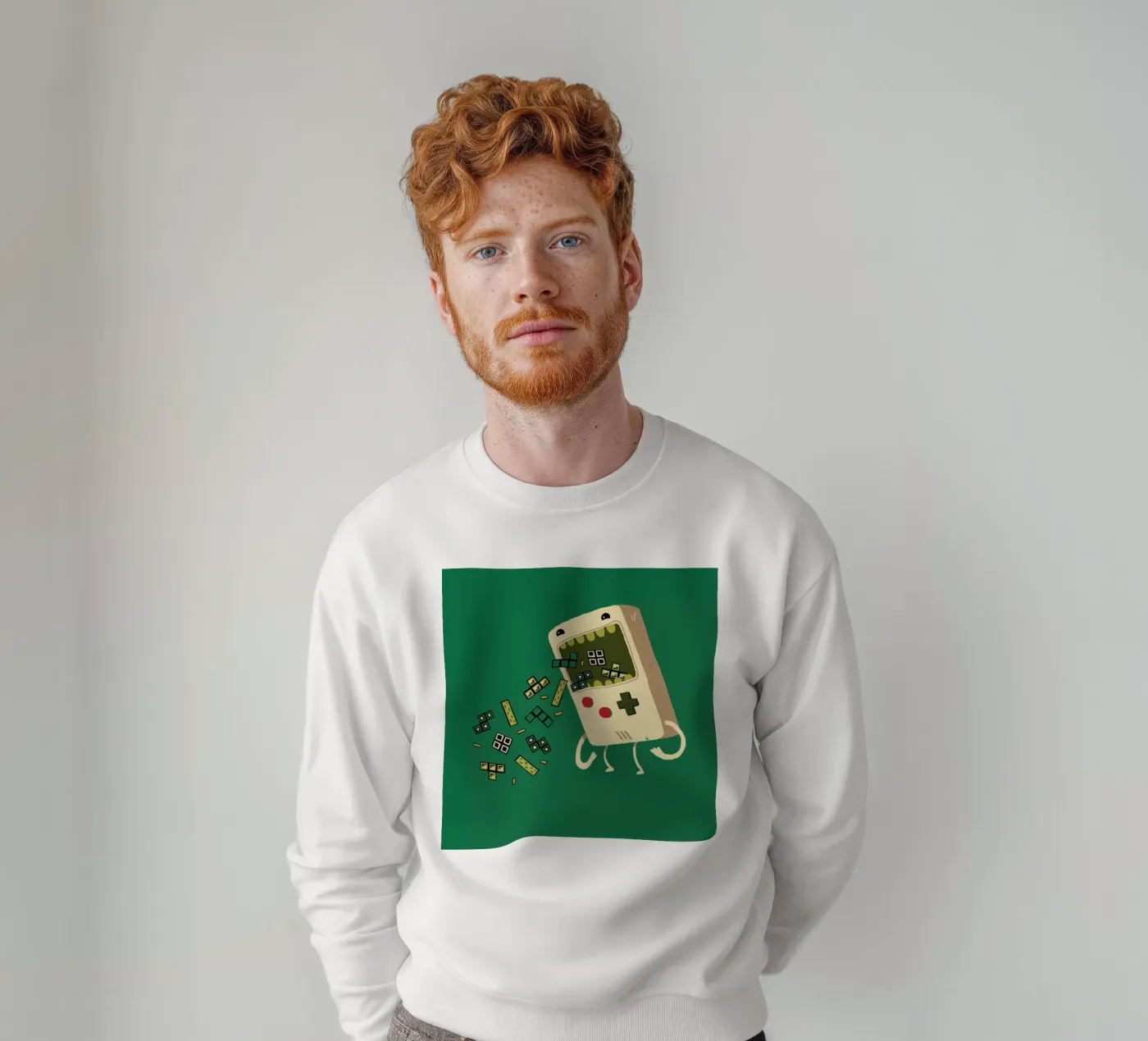 Pixel Puke sweatshirt van DinoMike