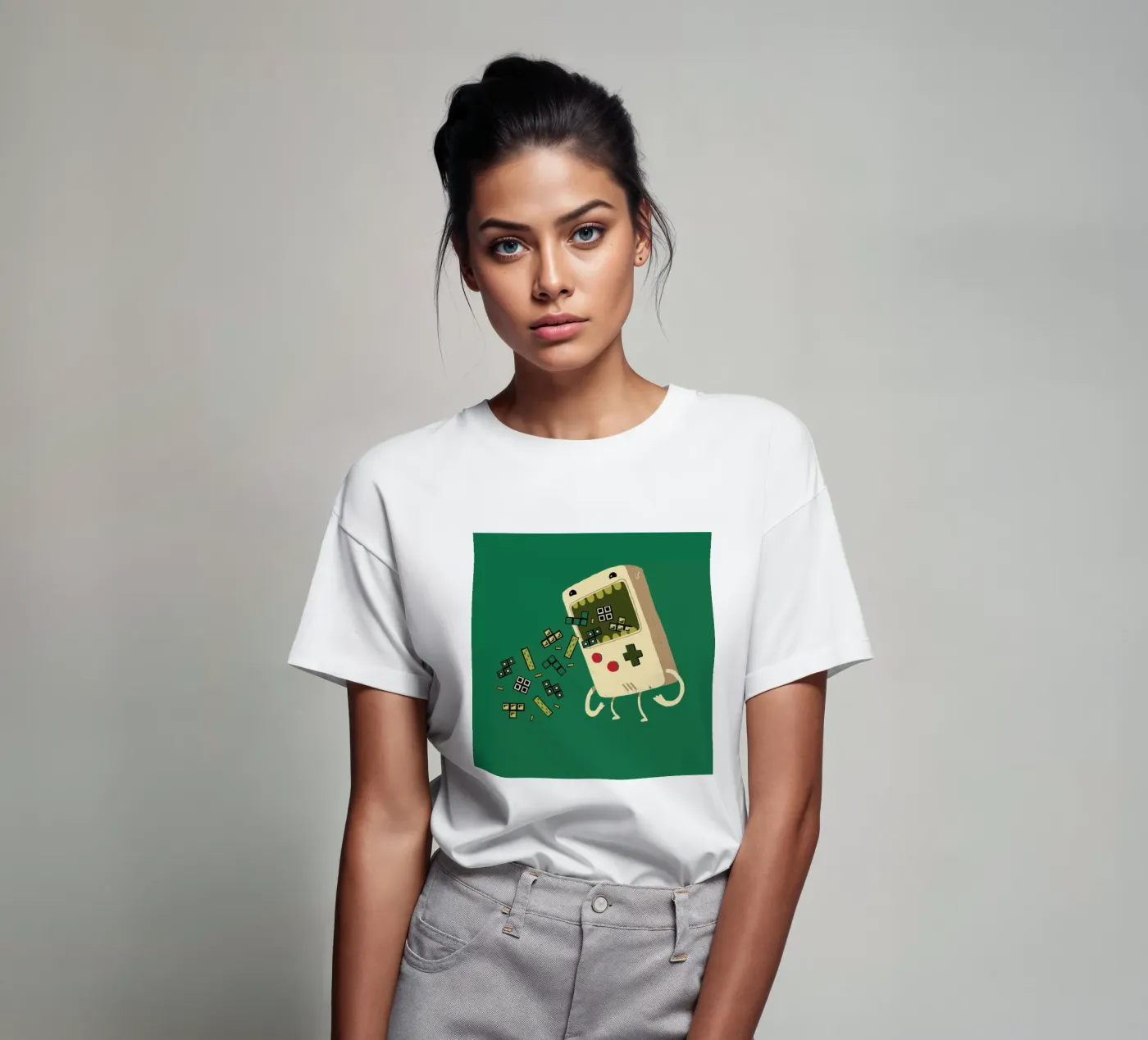 Pixel Puke t-shirt by DinoMike