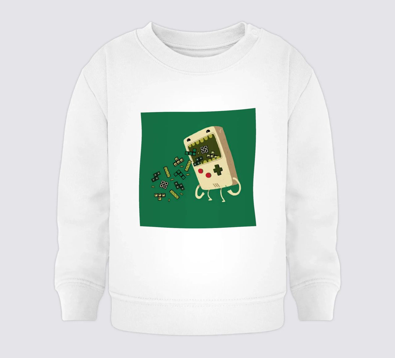 Pixel Puke felpa neonato da DinoMike