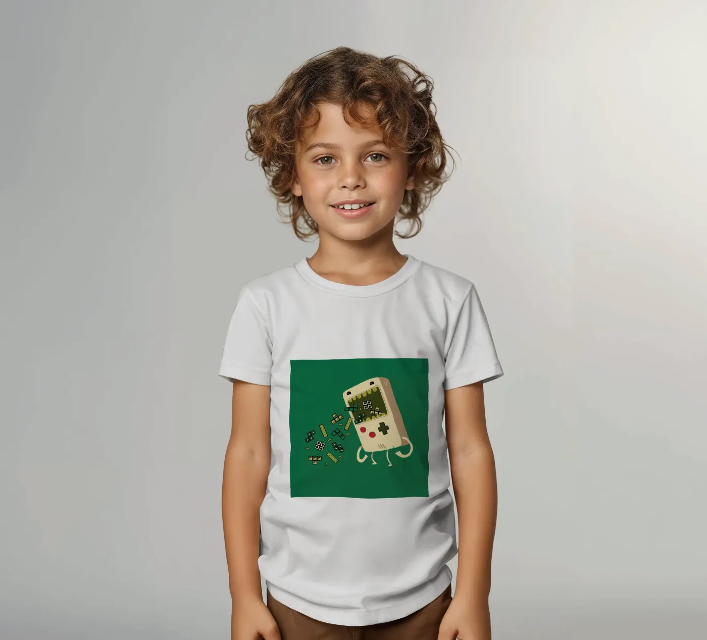 Pixel Puke kinder t-shirt van DinoMike