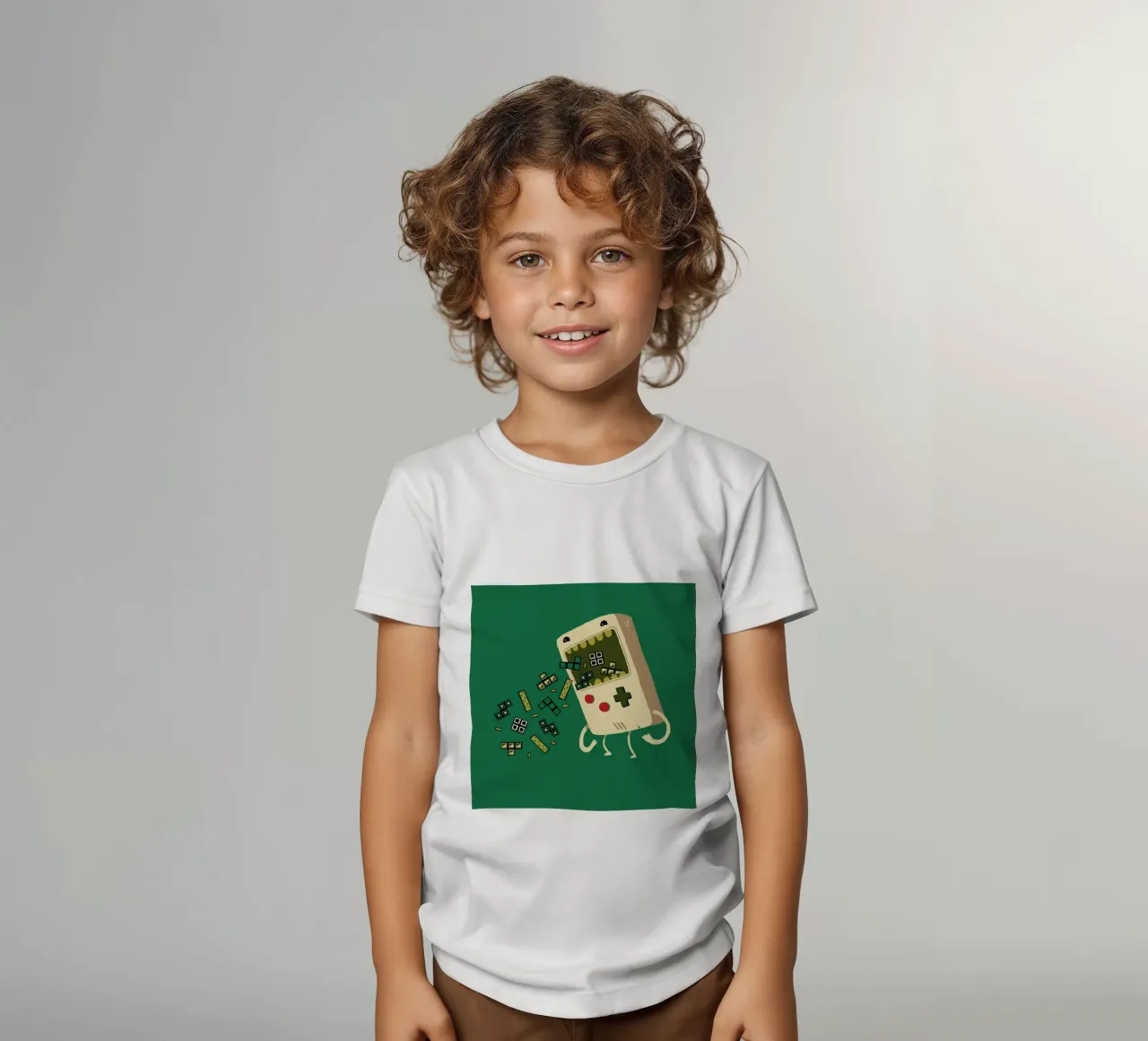 Pixel Puke t-shirt bambini da DinoMike