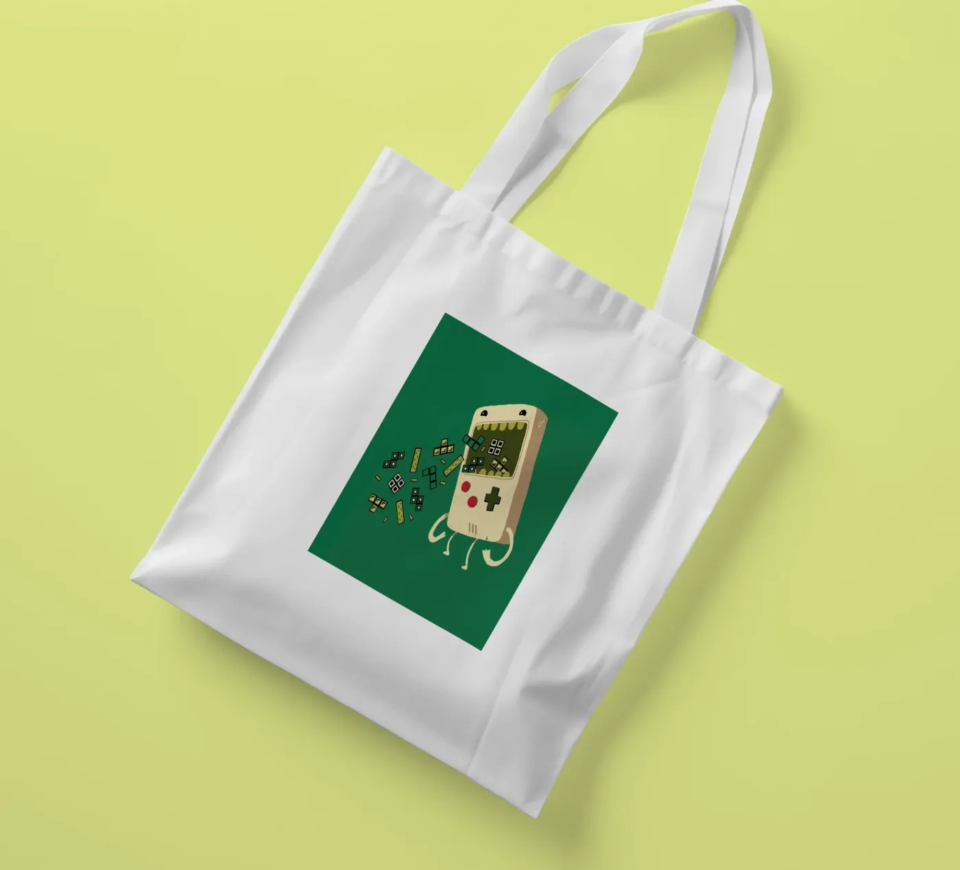Pixel Puke tote bag by DinoMike