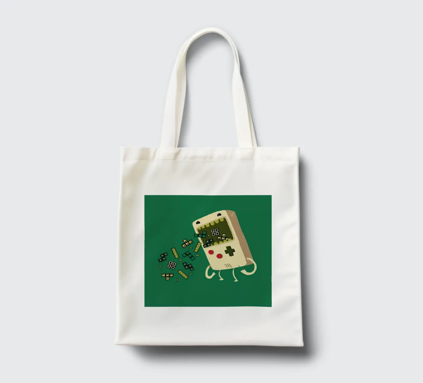 Pixel Puke tote bag by DinoMike